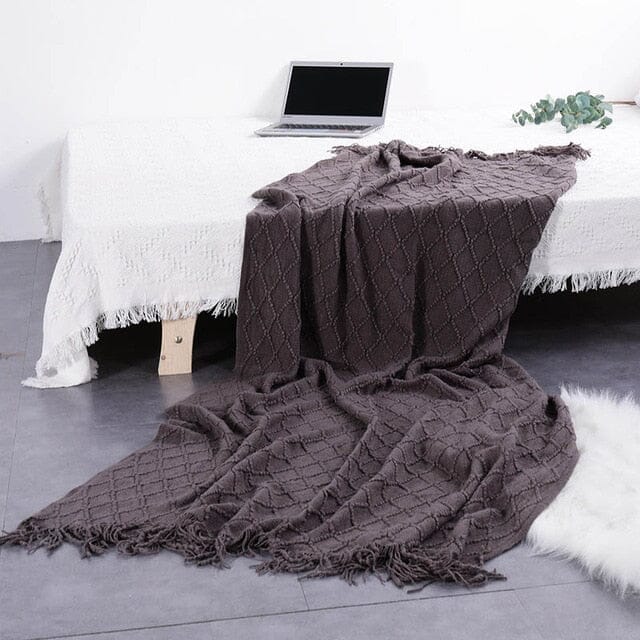 Manta de Linho para Sofá Lika