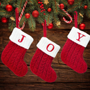 Meias de Natal Letras do Alfabeto