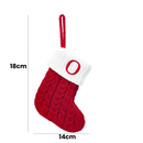 Meias de Natal Letras do Alfabeto