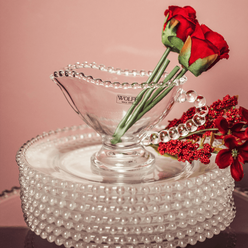 Molheira de Cristal Pearl Bolinha 140ml