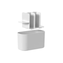 Organizador de Maquiagem com Divisórias Bold Branco 16,8cm