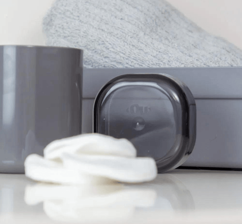 Porta Algodão Dual Chumbo