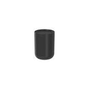 Porta Algodão e Cotonete Bold Preto 10,7cm