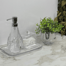 Organizador para Algodão ou Cotonete de Acrilíco Quadrado 9,5cm