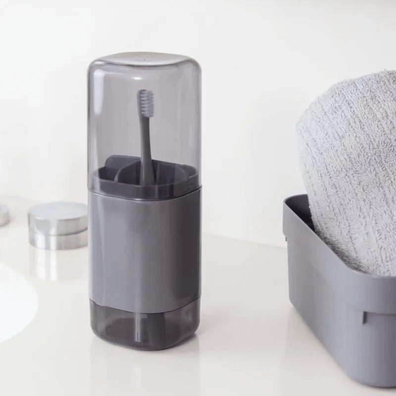 Porta Escova Preto Dual 20cm