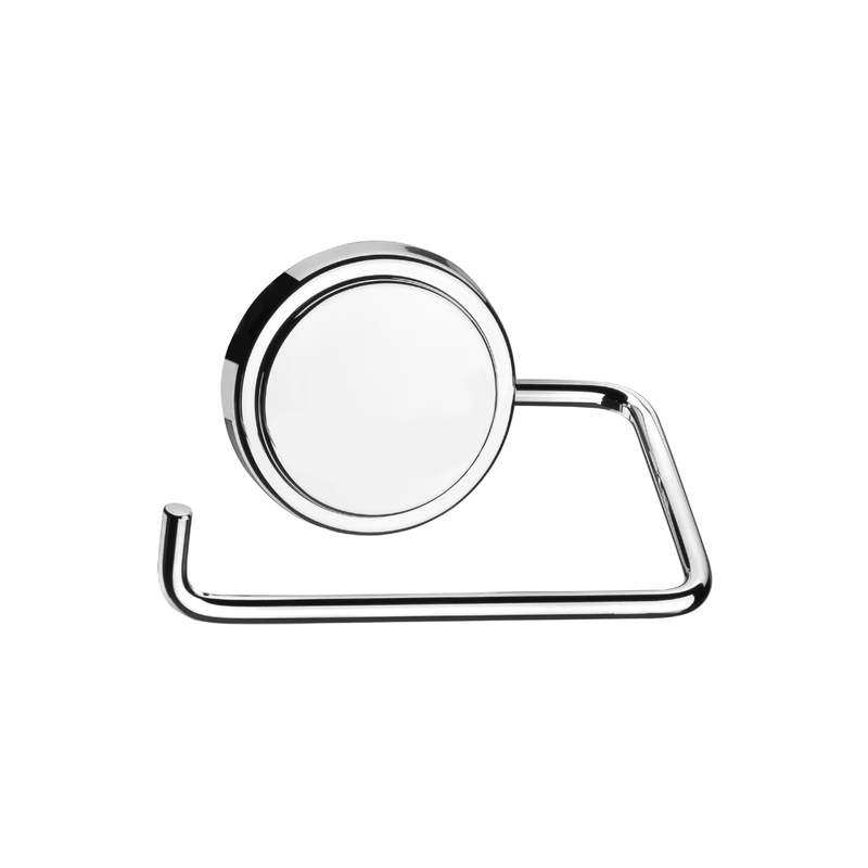 Porta Papel Higiênico Fixação por Adesivo Cromado 12,5cm