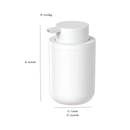 Porta Sabonete Liquido Bold Branco 300ml