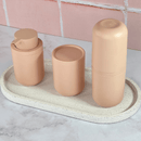 Porta Sabonete Liquido Bold Rosa Duna 300ml