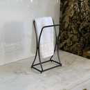 Porta Toalha Lavabo Black Aço Preto