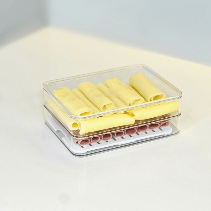 Organizador Porta Frios Duplo Clear Natural