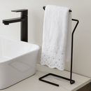 Porta Toalha Bancada Preto Fosco Linha Black