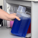 Pote Hermético Porta Mantimento com Copo Medidor de Plástico 2,5L