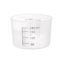 Pote Hermético Porta Mantimento com Copo Medidor de Plástico 2,5L