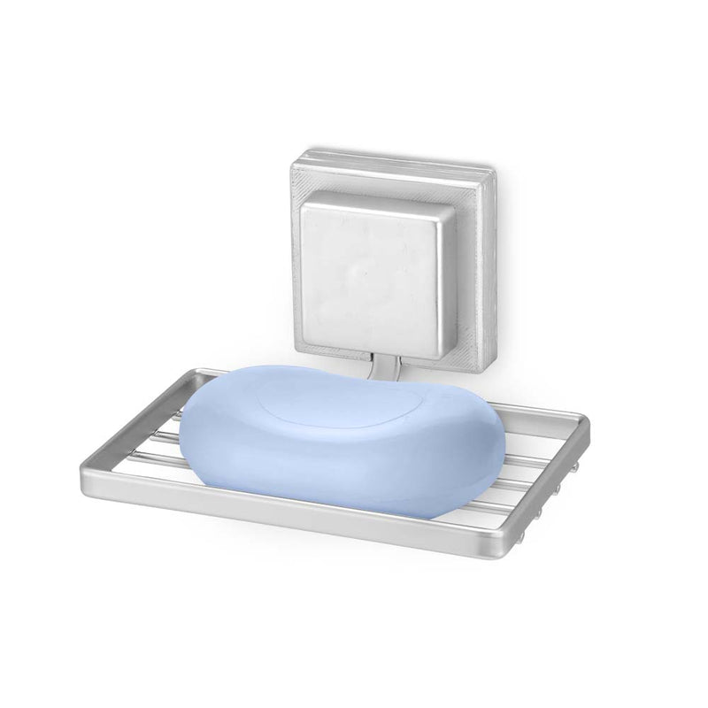 Saboneteira Aço Piatina Cromado Fosco 3M