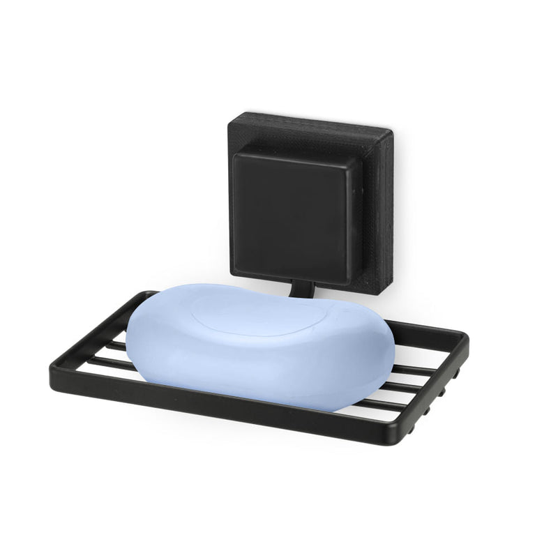 Saboneteira Aço Piatina Preta Black 3M