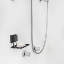 Saboneteira de Parede com Ventosa 12 cm Preto Fosco Fácil Instalação