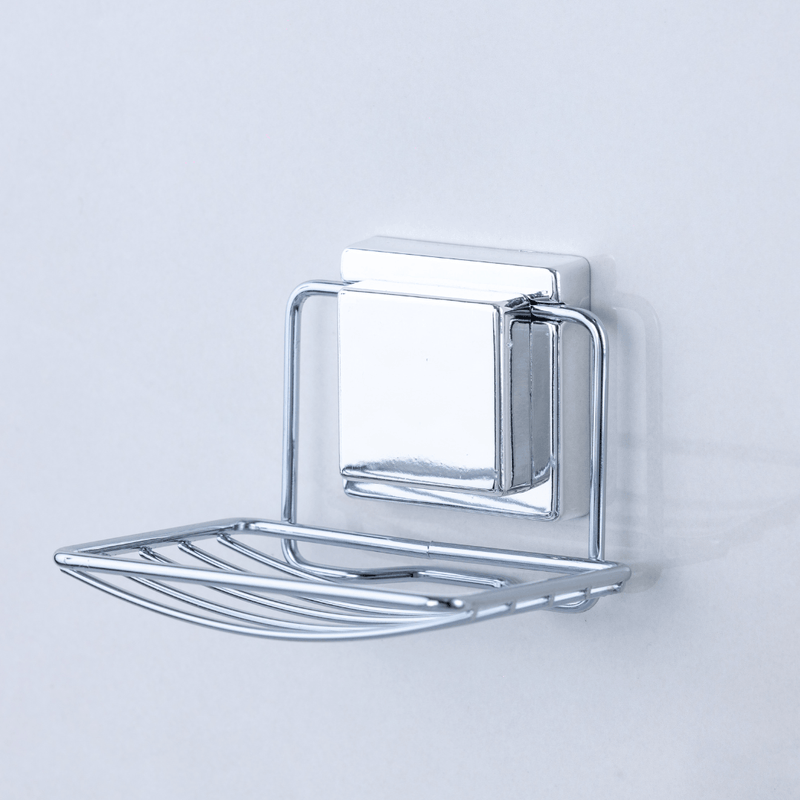 Saboneteira Fixação Ventosa Cromada