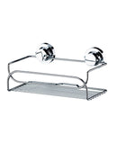 Suporte Cesto Multiuso Fixação por Ventosa Cromado