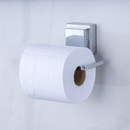 Suporte Para Papel Higiênico Com Ventosa 12,5cm Cromado