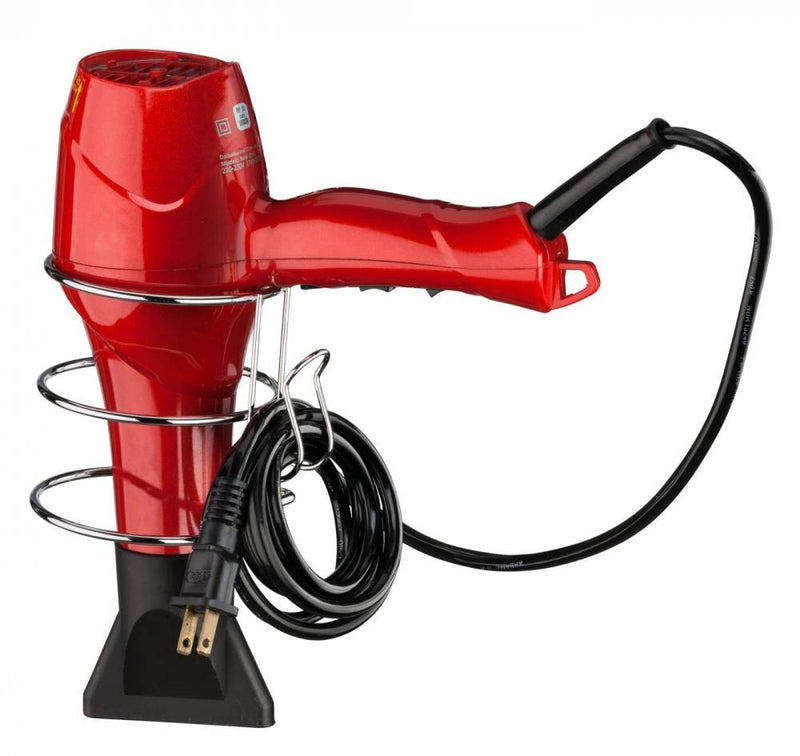 Suporte para Secador de Cabelo Aço Cromado