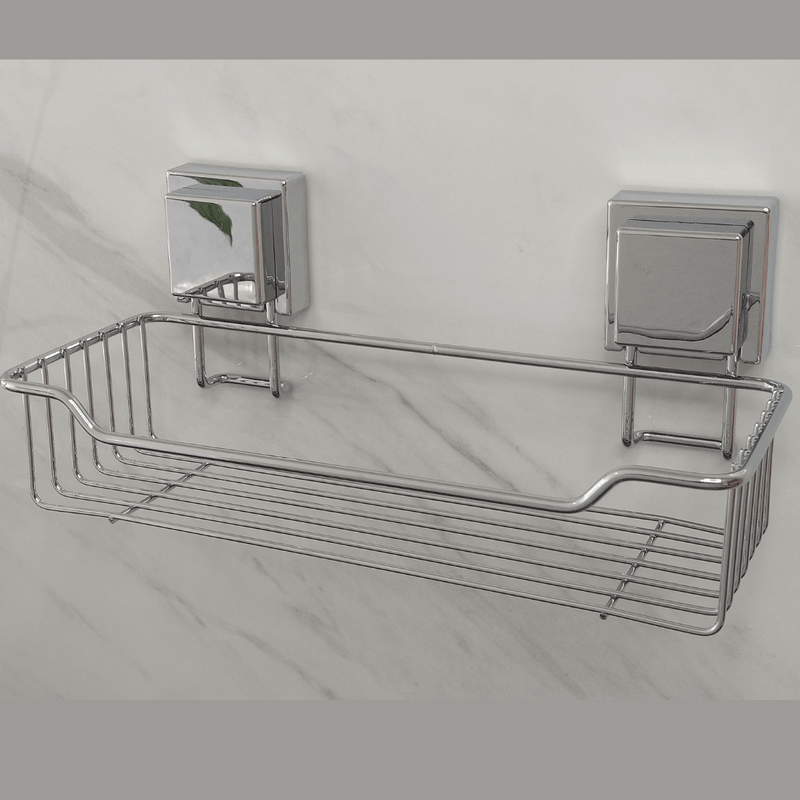 Suporte para Shampoo Aço Inox com Fixação por Ventosas