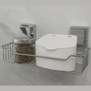 Suporte para Shampoo Aço Inox com Fixação por Ventosas