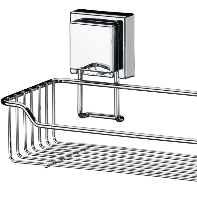 Suporte para Shampoo Aço Inox com Fixação por Ventosas