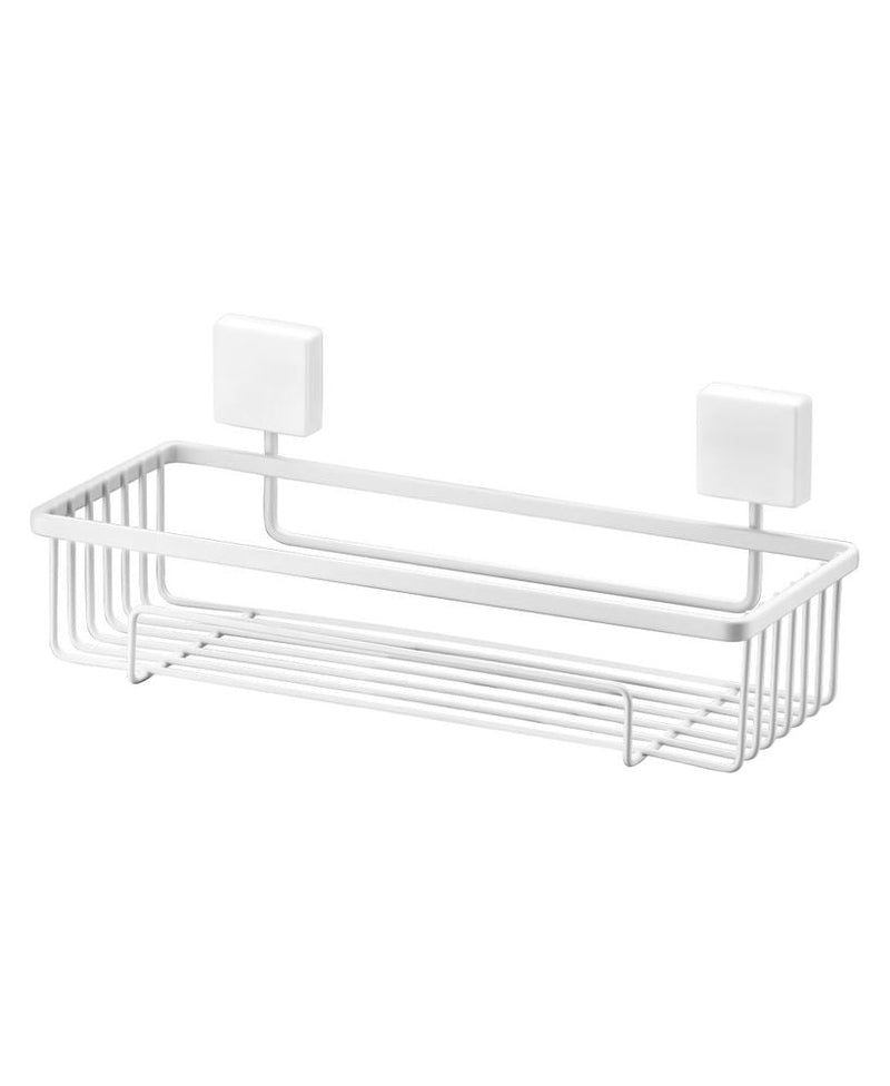 Suporte para Shampoo com Fixação Parafuso 28cm x 11 cm x 11cm  Branco