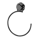 Toalheiro Argola 18 cm com Fixação por Ventosas Ônix
