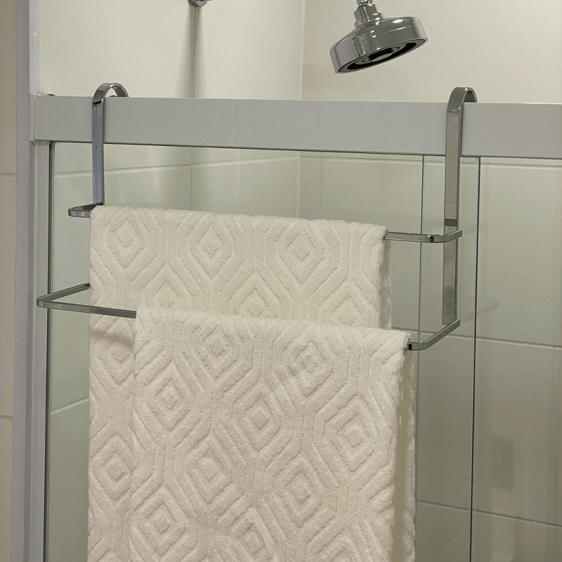 Toalheiro de Box Porta Toalha 45cm Cromado