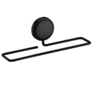 Toalheiro de Lavabo Fixação por Adesivo Preto Fosco 25cm
