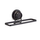 Toalheiro de Lavabo FIxação Sucção Ventosa Preto