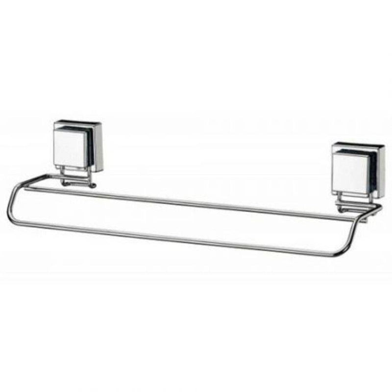 Toalheiro Duplo 45cm Aço Inox com Ventosas