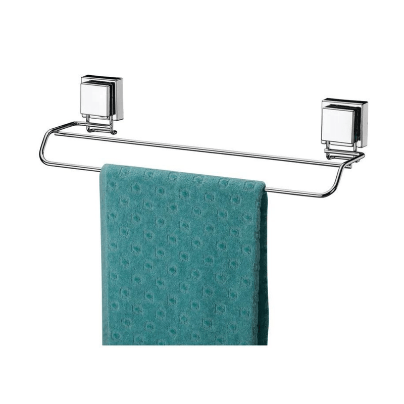 Toalheiro Duplo 45cm Aço Inox com Ventosas