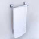 Toalheiro Duplo com Ventosa 45cm Cromado